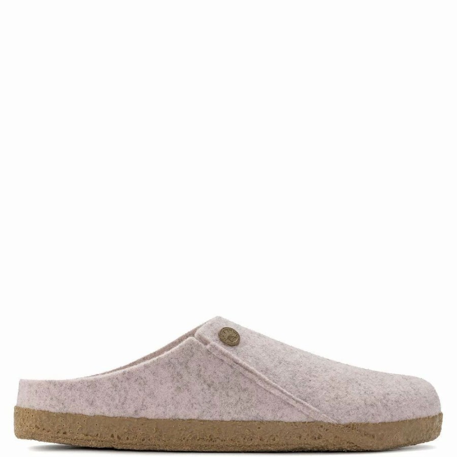 * Birkenstock Women'S Zermatt Shearling Wool Felt In Light Rose (Narrow Width) Clearance