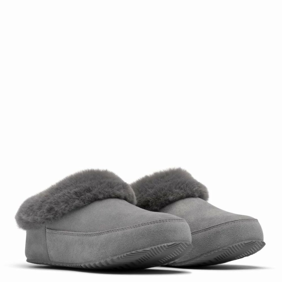 * Sorel Women'S Sorel Go Coffee Run Slipper In Quarry/Quarry Online