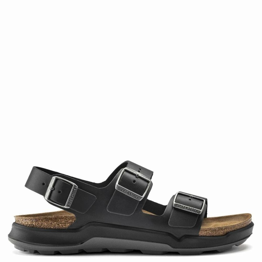 * Birkenstock Men'S Milano Ct Oiled Leather In Black Wholesale