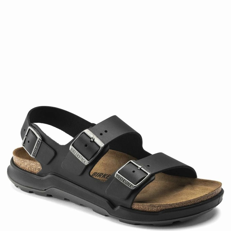 * Birkenstock Men'S Milano Ct Oiled Leather In Black Wholesale