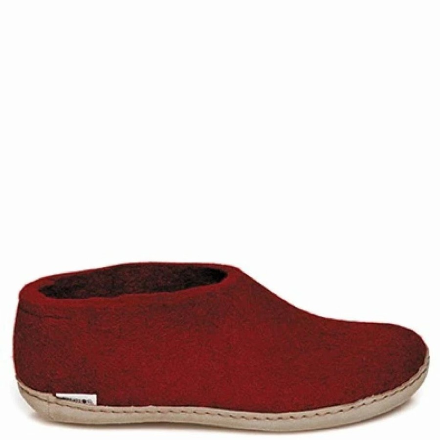 * Glerups Shoe Leather Sole In Red Wholesale