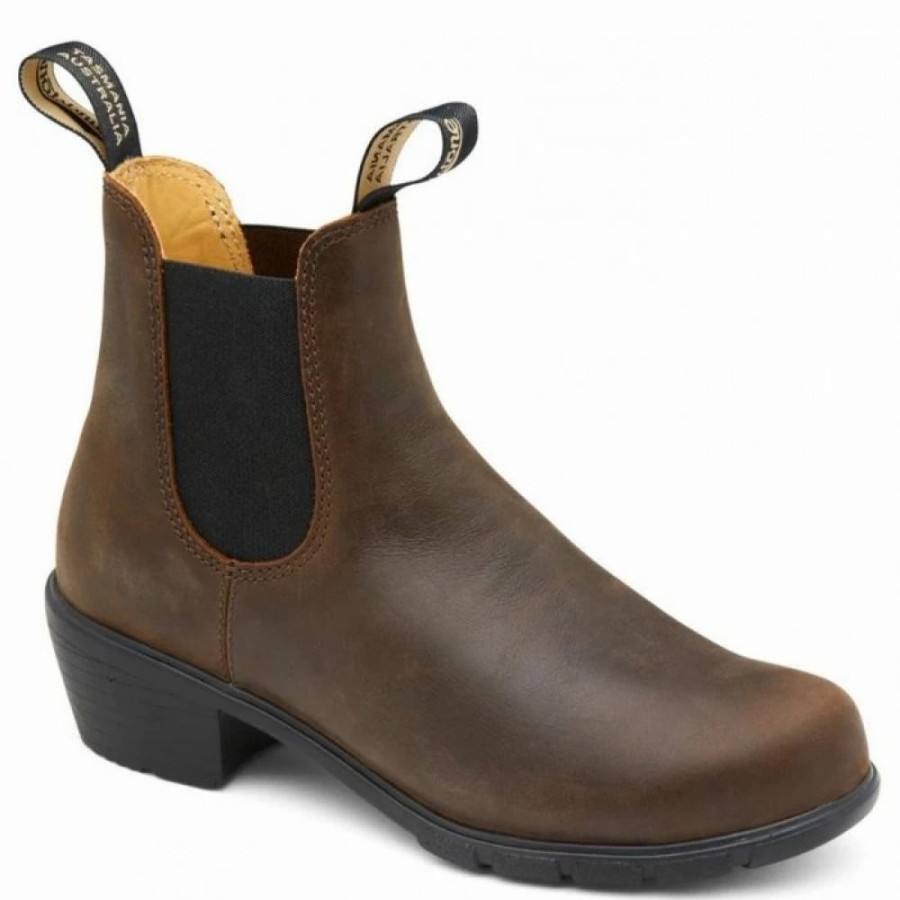 * Blundstone Women'S Series Heel 1673 In Antique Brown Wholesale