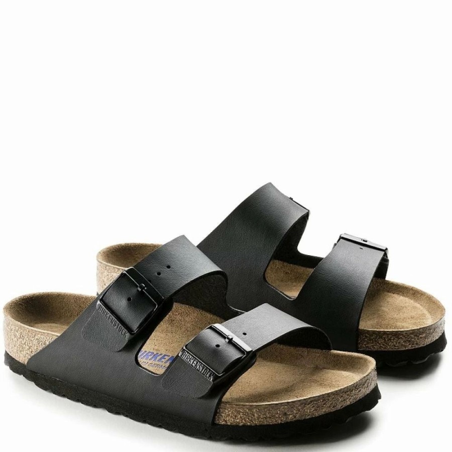 * Birkenstock Arizona Softbed Birko-Flor In Black Wholesale