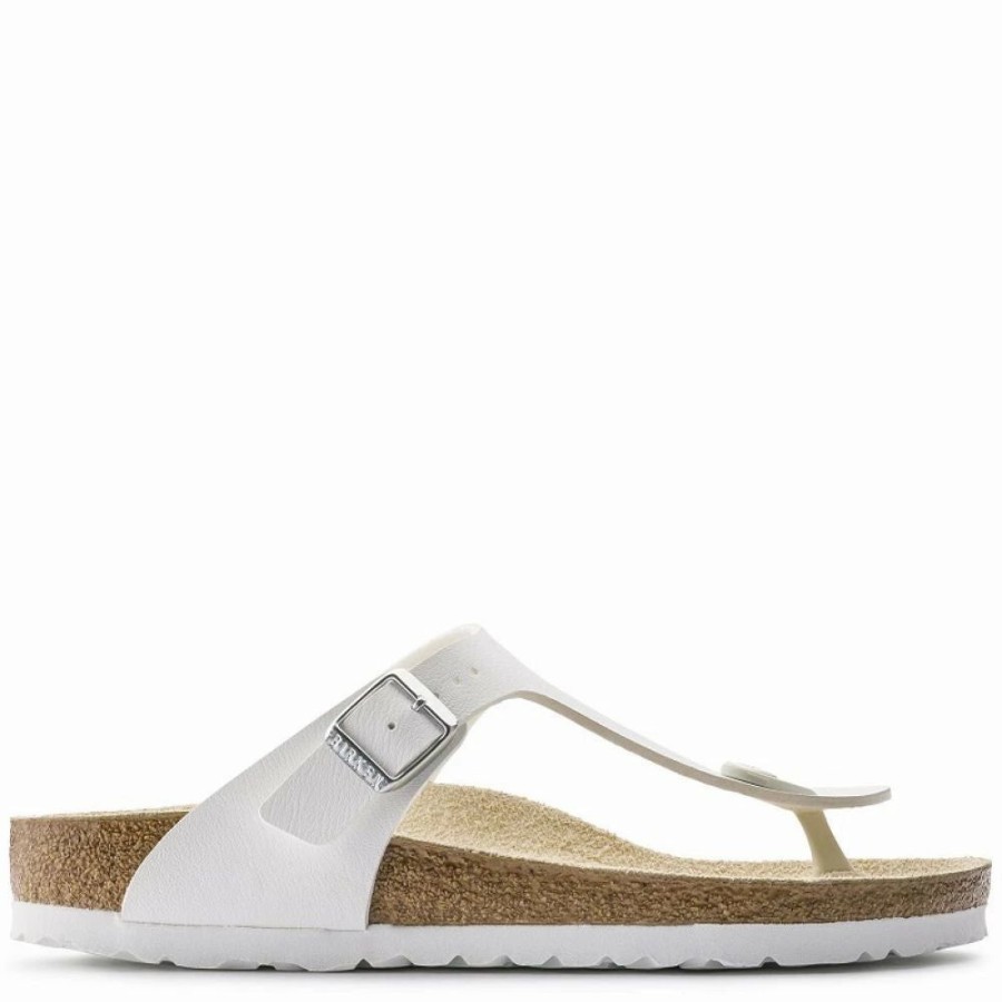 * Birkenstock Gizeh Birko-Flor In White Best