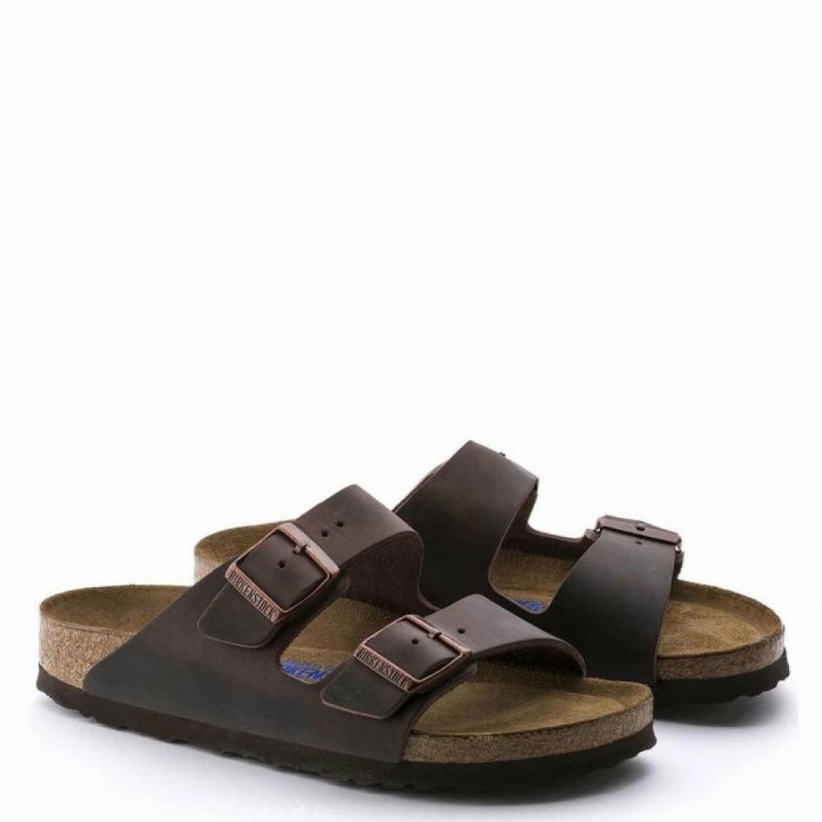 * Birkenstock Arizona Softbed Oiled Leather In Habana (Narrow Width) Wholesale