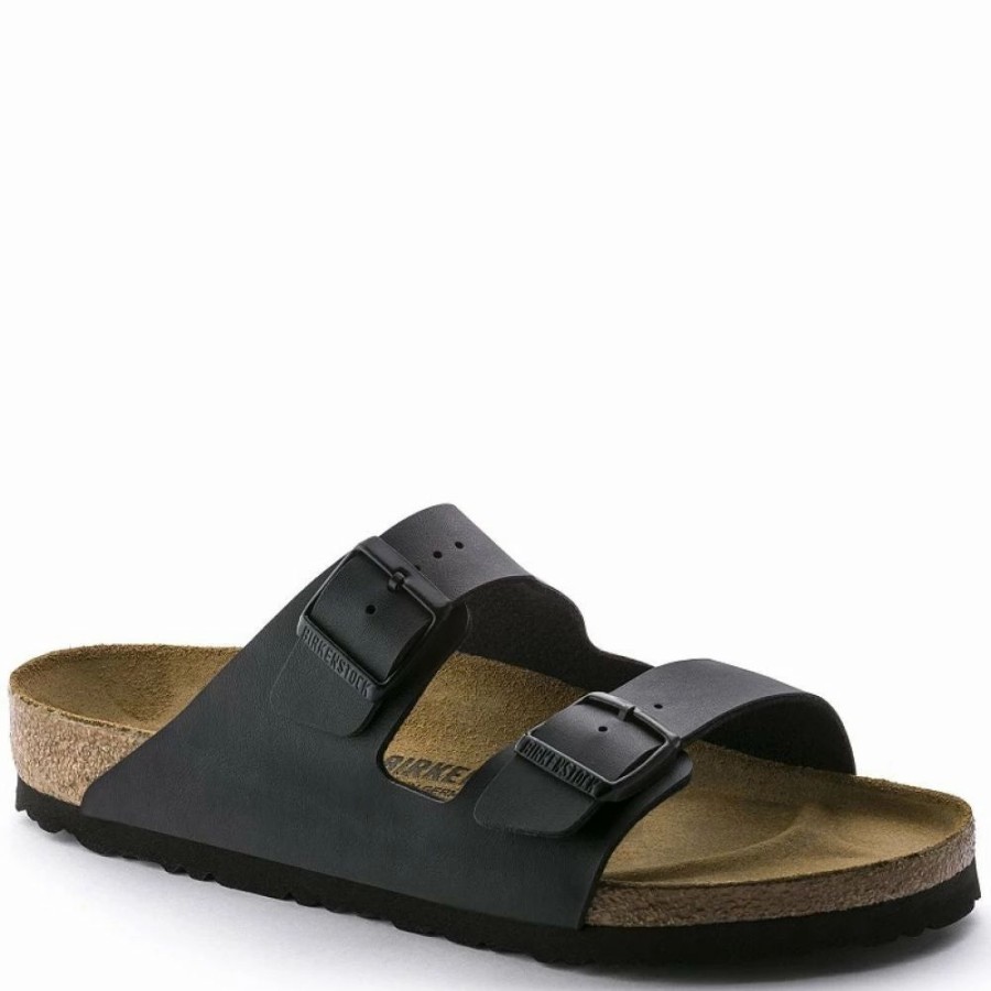 * Birkenstock Arizona Birko-Flor In Black (Narrow Width) Clearance