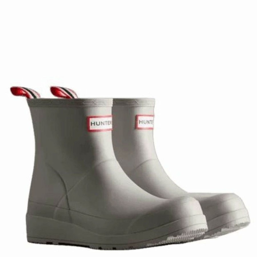 * Hunter Women'S Original Play Short Rain Boot In Zinc Grey Hot