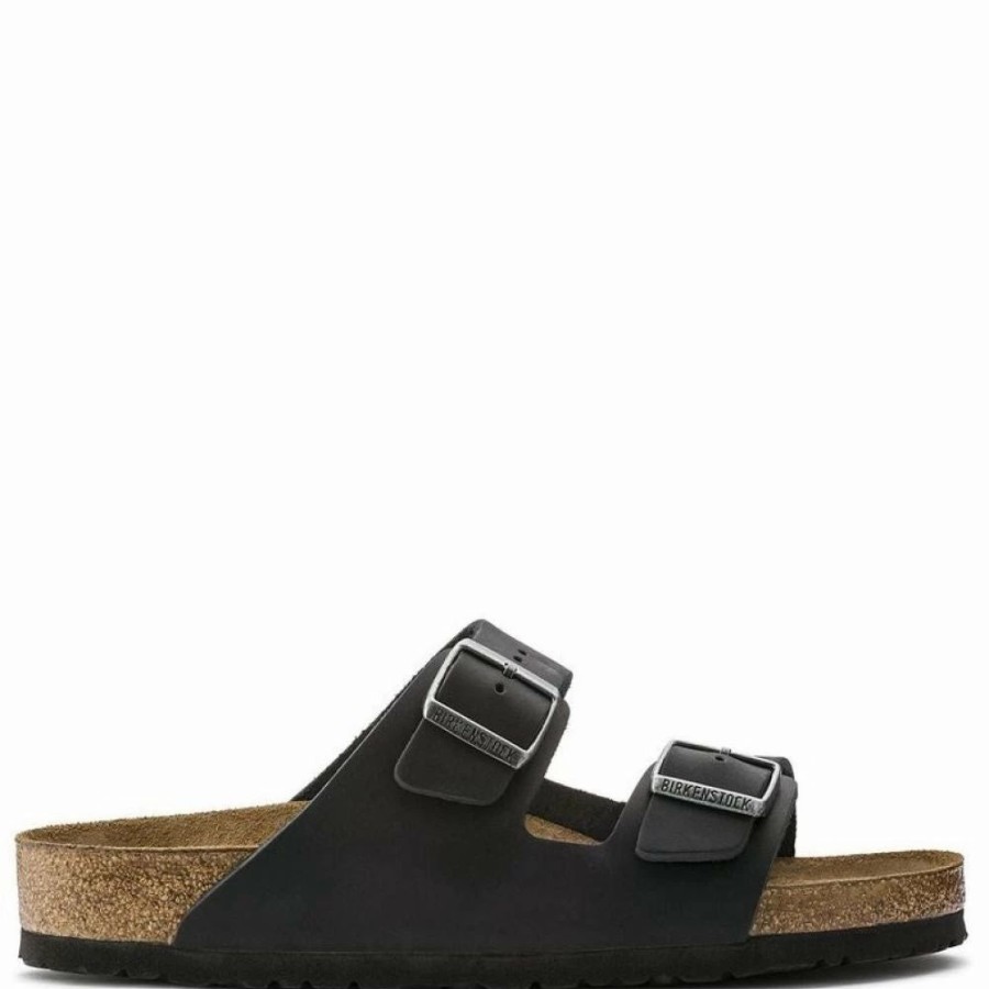 * Birkenstock Arizona Softbed Oiled Leather In Black Wholesale