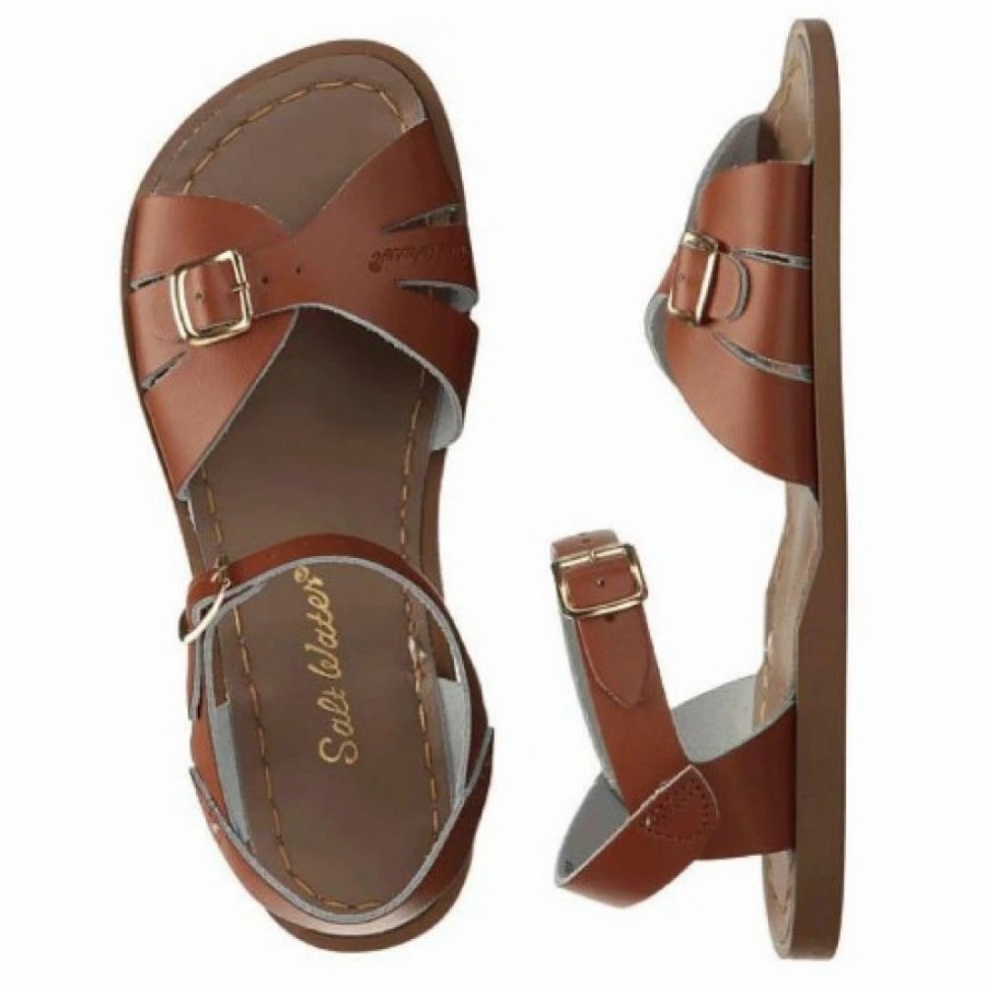 * Salt Water Women'S Classic Sandal In Tan New