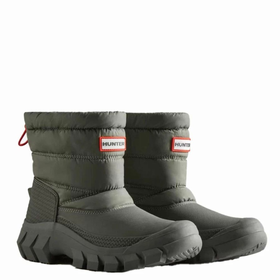 * Hunter Women'S Intrepid Insulated Short Snow Boots In Urban Grey Online