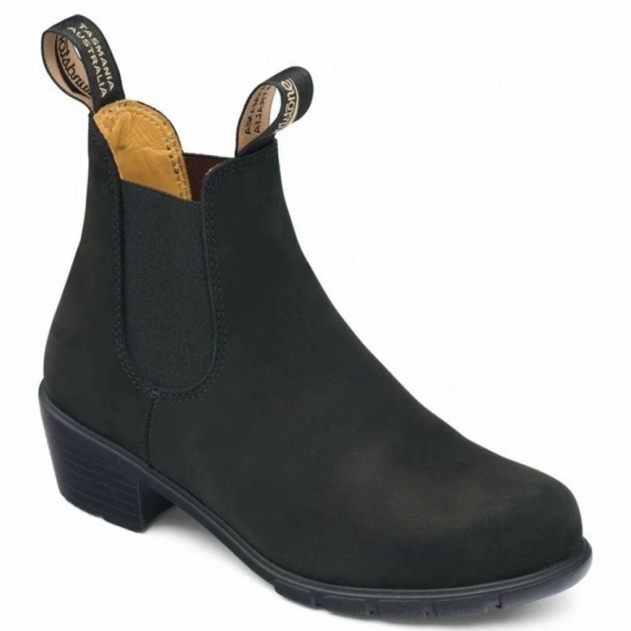 * Blundstone Women'S Series Heel 1960 In Black Nubuck Online