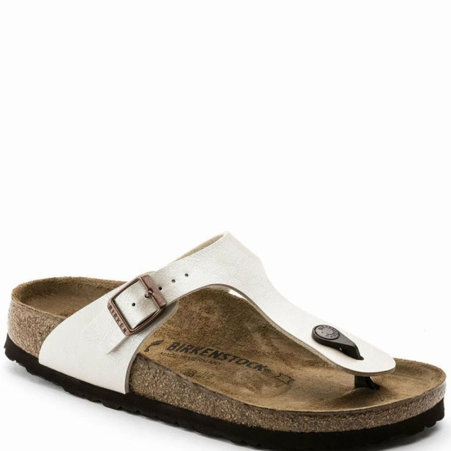 * Birkenstock Gizeh Birko-Flor Graceful In Pearl Best