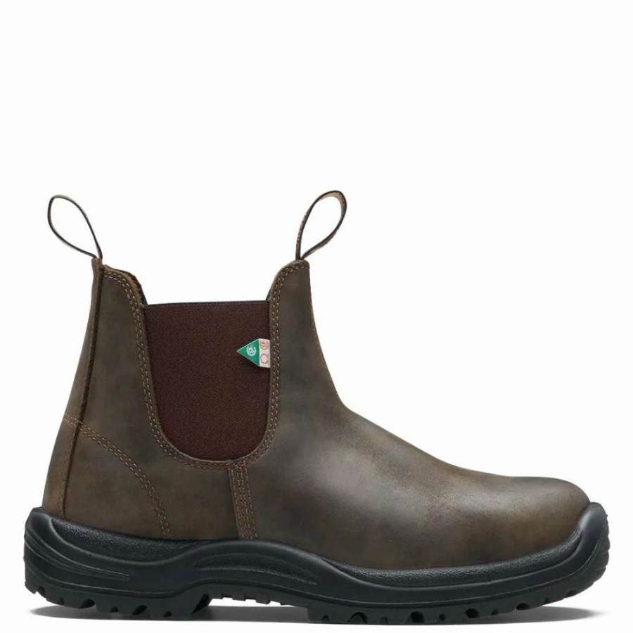 * Blundstone Work & Safety Boot 180 In Waxy Rustic Brown Hot