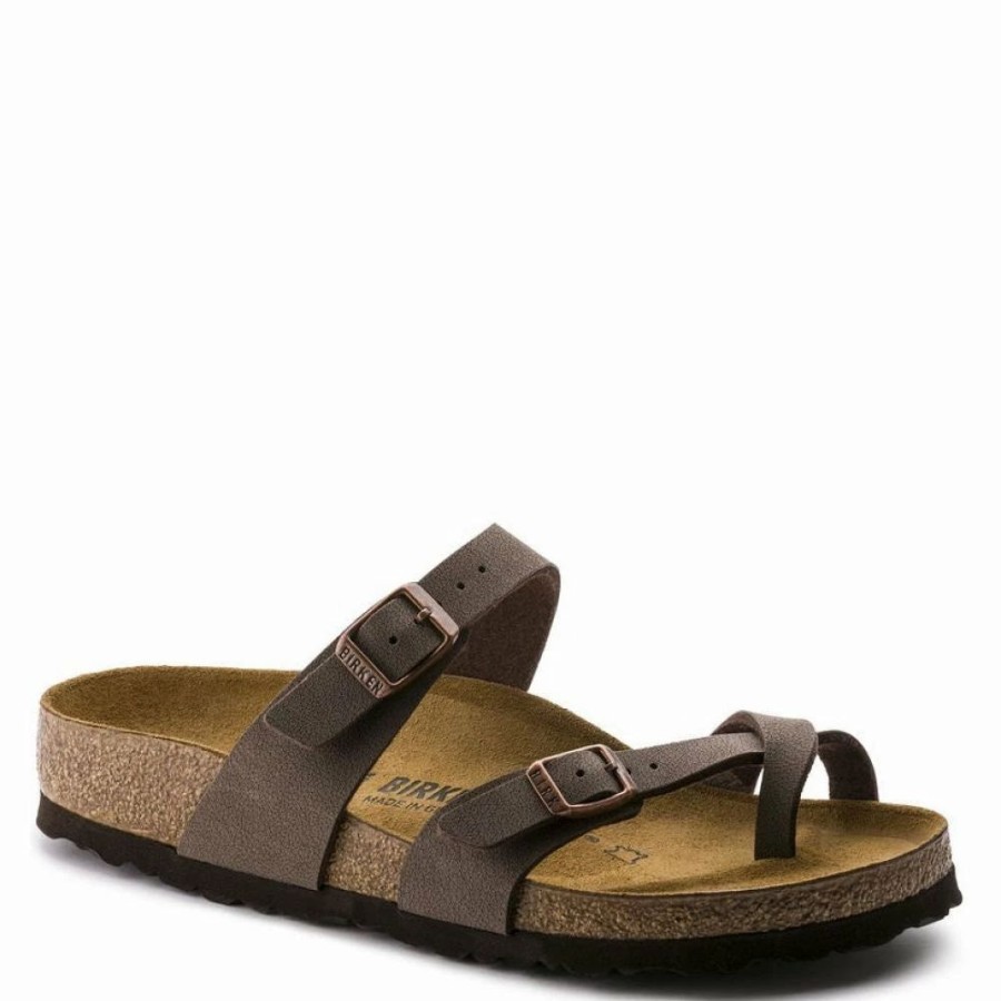 * Birkenstock Mayari Birko-Flor Nubuck In Mocha (Narrow Width) Clearance