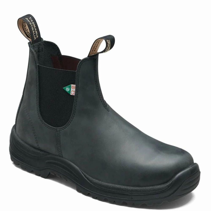 * Blundstone Work & Safety Boot 181 In Waxy Rustic Black Clearance