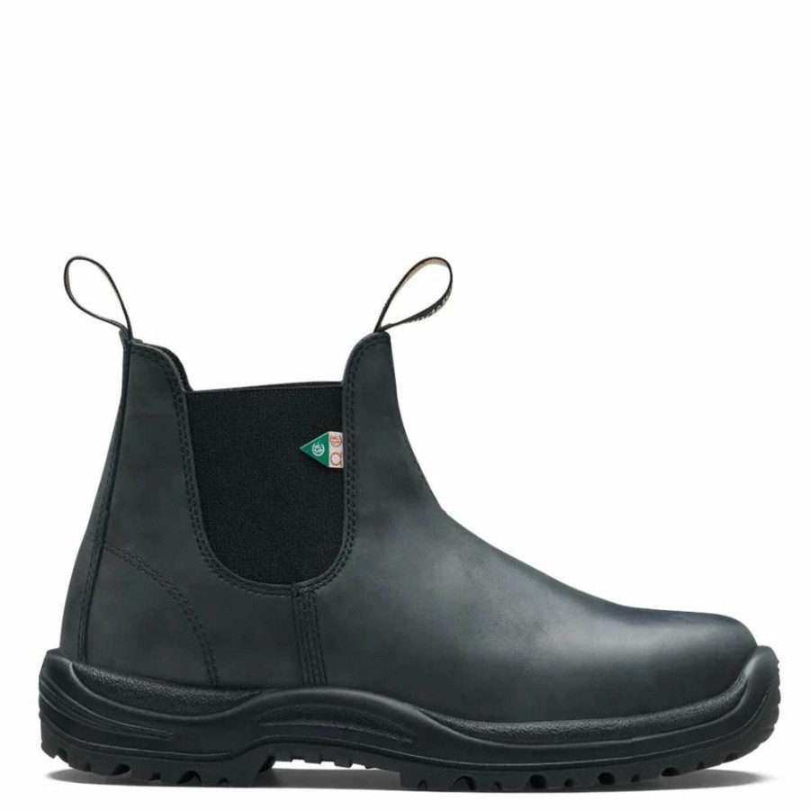 * Blundstone Work & Safety Boot 181 In Waxy Rustic Black Clearance