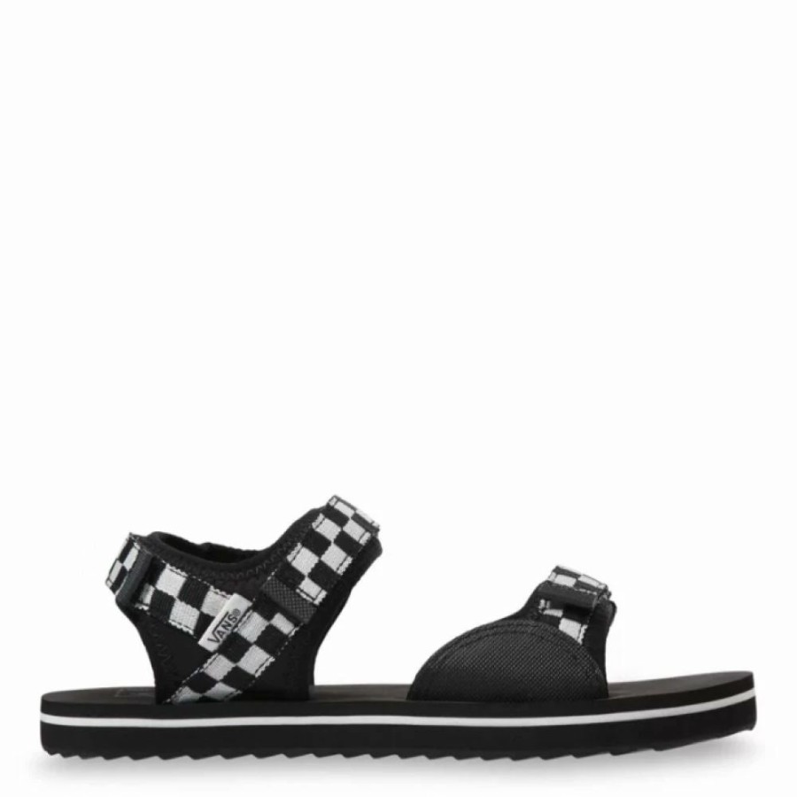 * Vans Women'S Checkerboard Tri-Lock In Black/White Wholesale