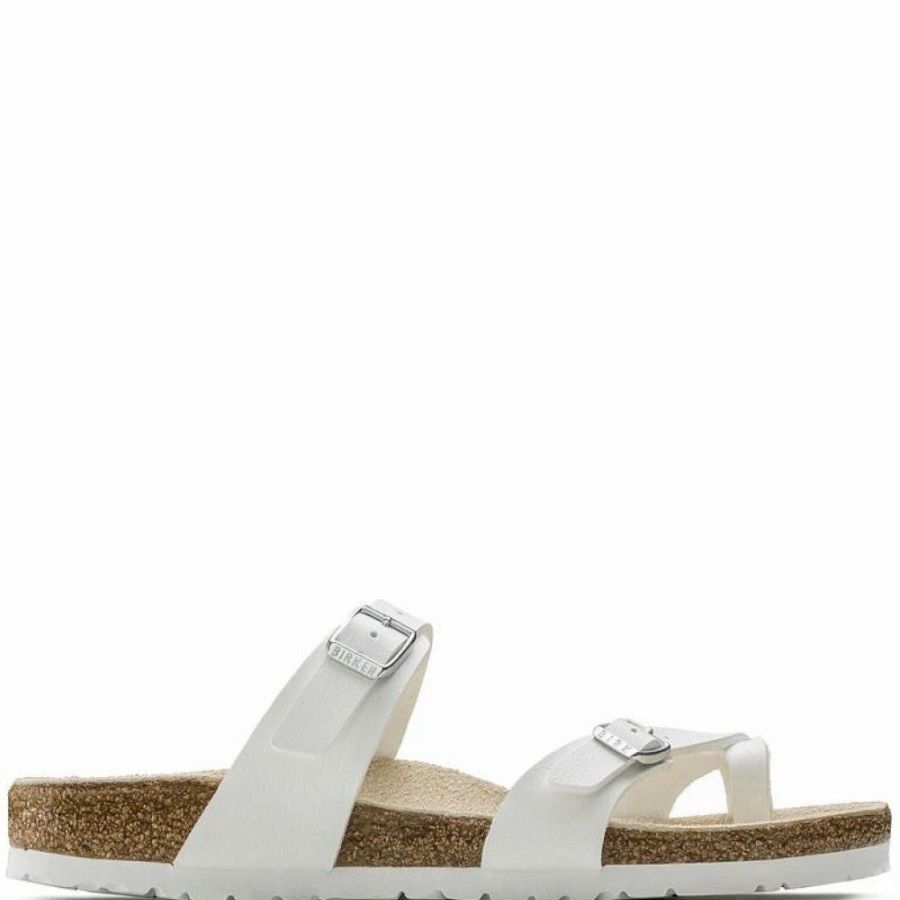 * Birkenstock Mayari Birko-Flor In White Wholesale