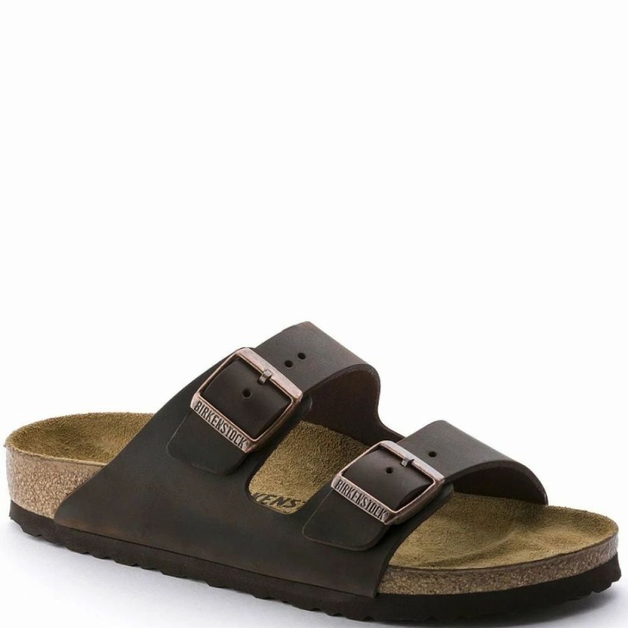 * Birkenstock Arizona Oiled Leather In Habana (Narrow Width) Hot