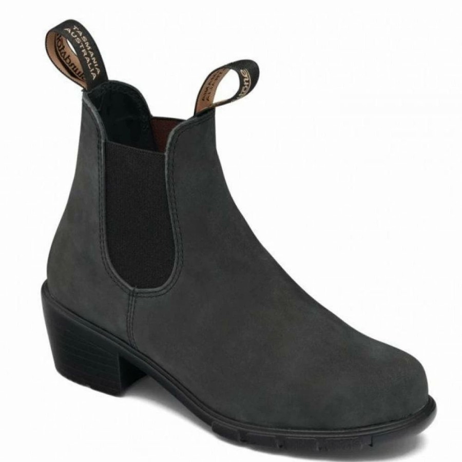 * Blundstone Women'S Series Heel 2064 In Rustic Black Best