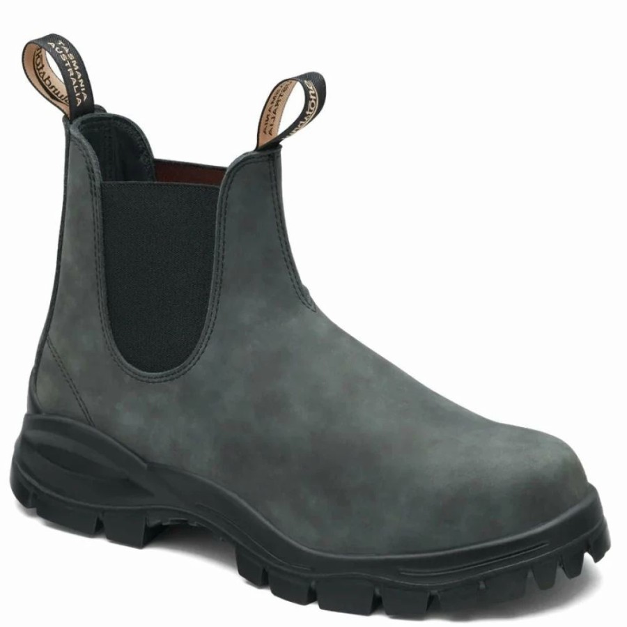 * Blundstone Lug Sole 2238 In Rustic Black Best