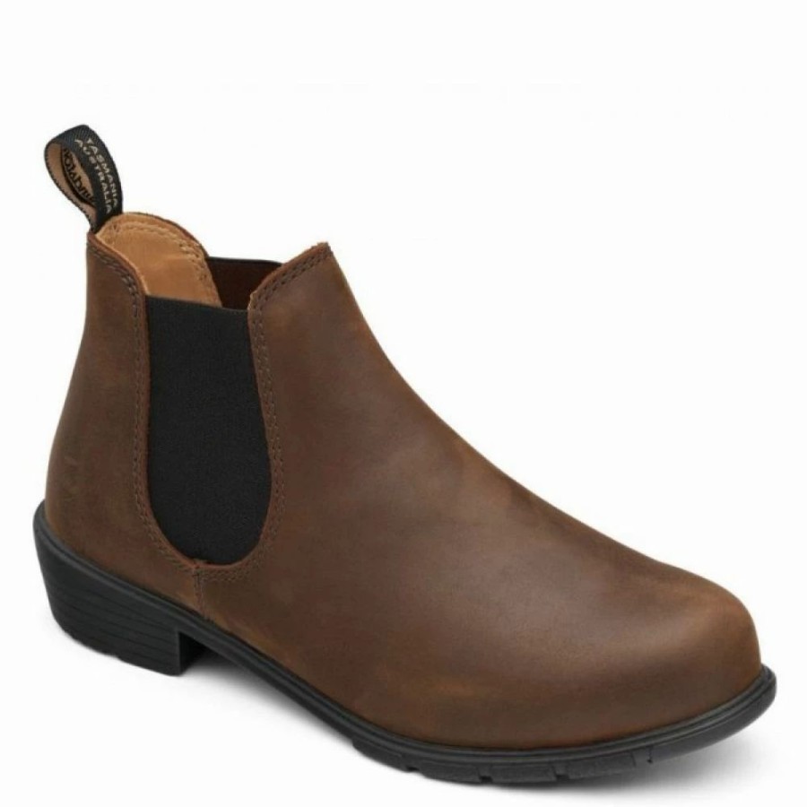 * Blundstone Women'S Series Low Heel 1970 In Antique Brown Wholesale