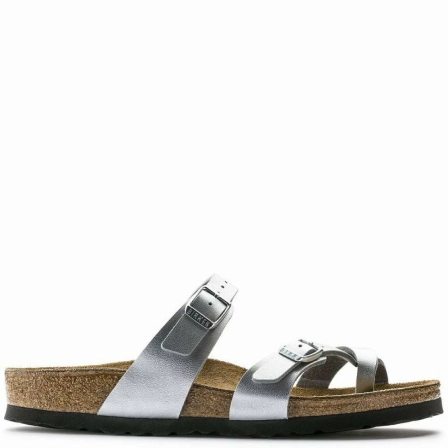 * Birkenstock Mayari Birko-Flor In Silver Online