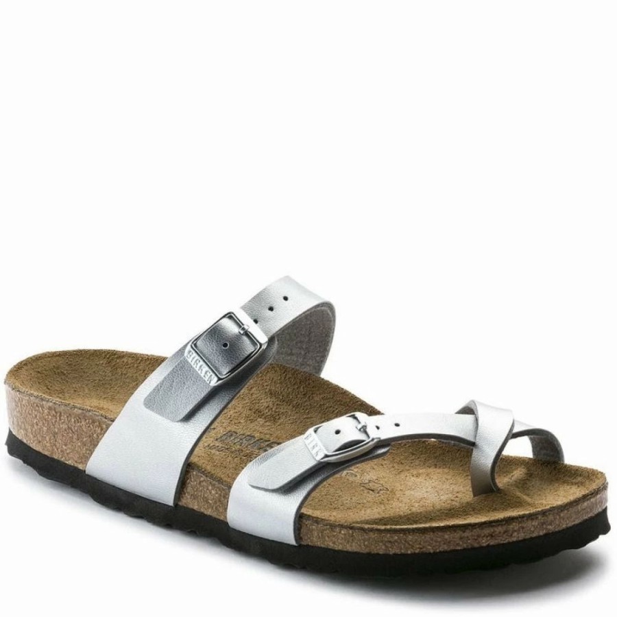 * Birkenstock Mayari Birko-Flor In Silver Online