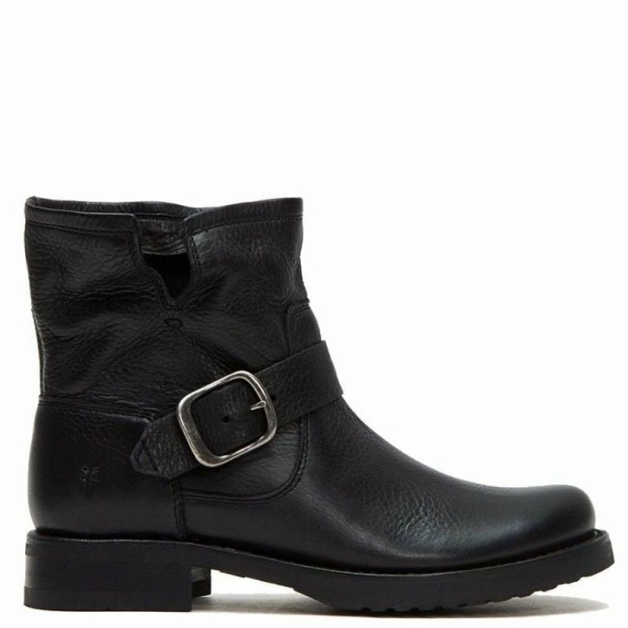 * Frye Women'S Veronica Bootie In Black/Soft Full Grain Online