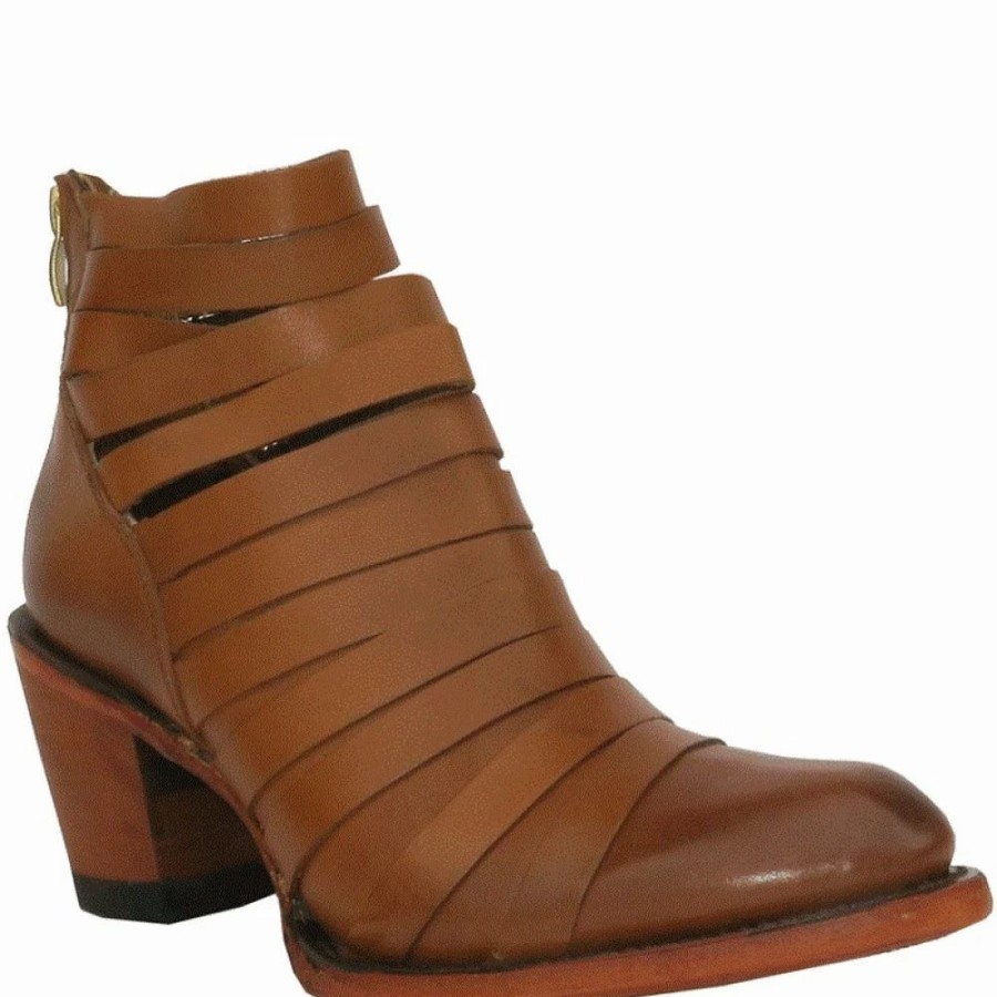 * Getoutside Women'S Lola Strappy Heel Boot In Maple Clearance