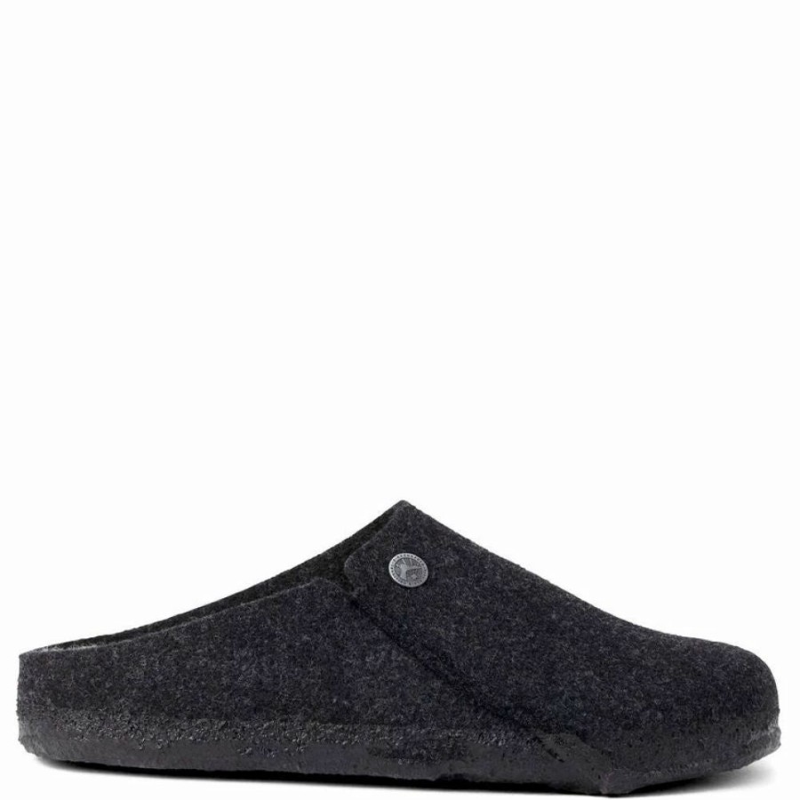 * Birkenstock Women'S Zermatt Shearling Wool Felt In Anthracite (Narrow Width) Clearance